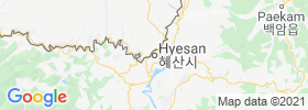 Hyesan Si map